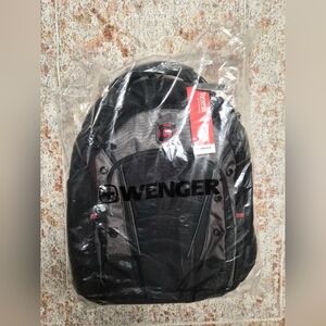 Wenger Synergy Laptop Backpack in Black/Grey